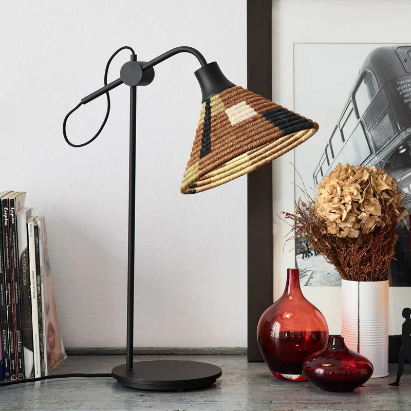 Parrot bordlampe, brun fra Forestier i Brun, Sort – produktbillede