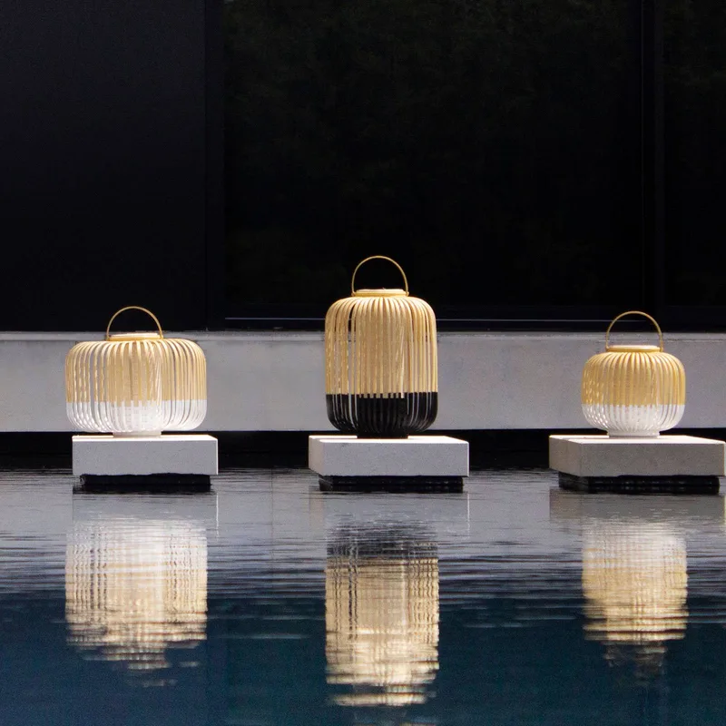Take A Way M sfeerlamp, IP20, zwart by Forestier in Black, Licht hout – product photo