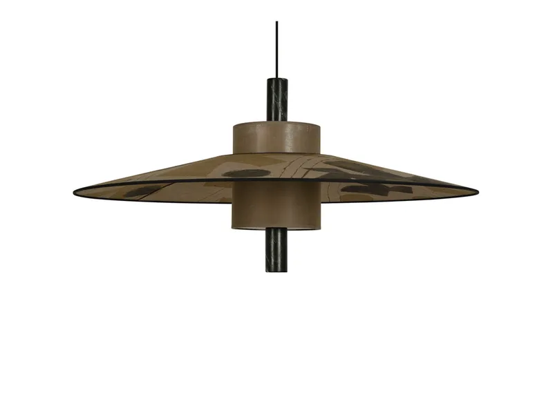 Thésée hanglamp L, bruin, Ø 95 cm van Forestier – productfoto