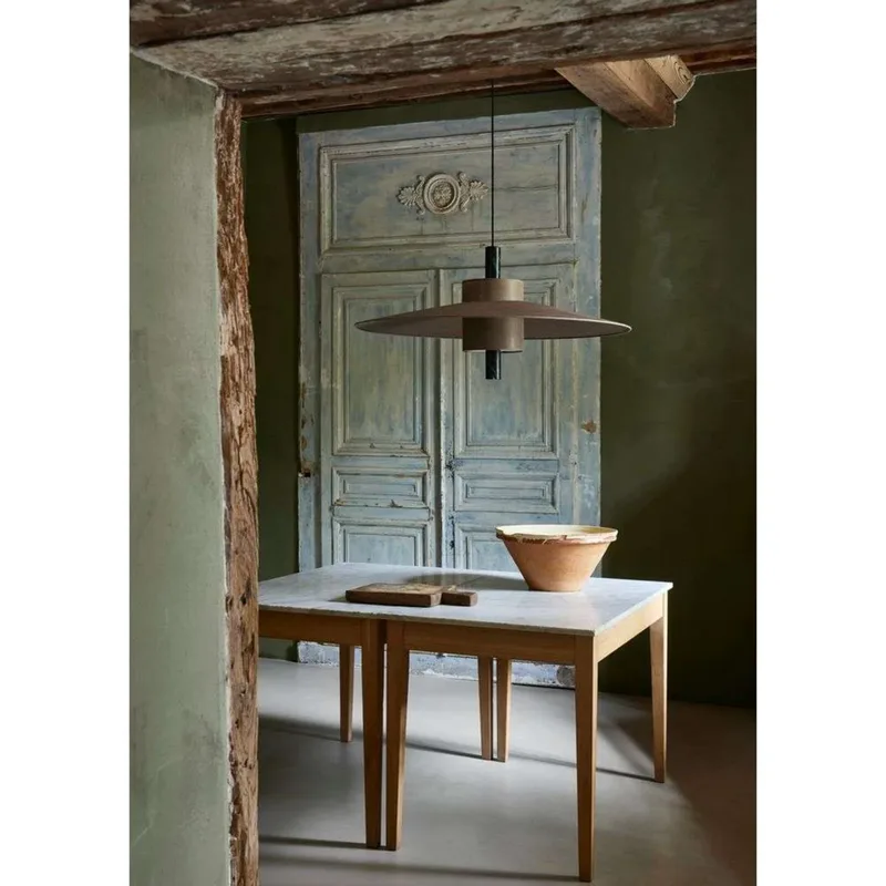 Thésée hanglamp L, donkerbruin, Ø 95 cm by Forestier – product photo