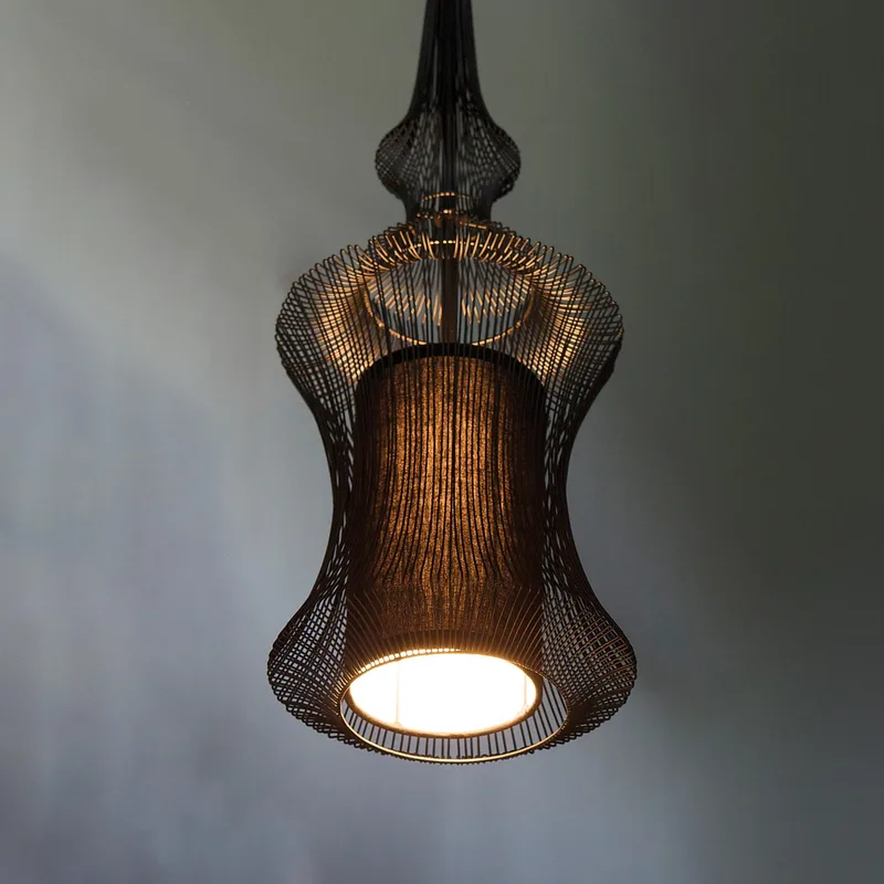Tibet Hanglamp Black van Forestier – productfoto