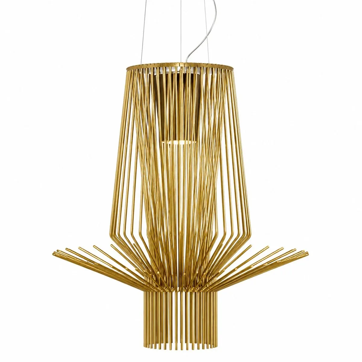 Allegretto Assai Goud hanglamp van Foscarini – productfoto