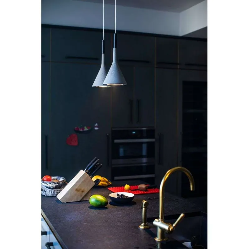 Aplomb Hanglamp GU10 Anthracite - Foscarini - Woonkamer - Beton by Foscarini – product photo