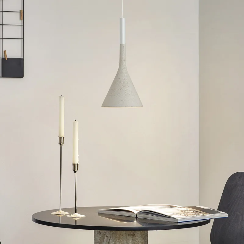 Aplomb Hanglamp GU10 White - Foscarini - Keuken - Designer - Beton - 1 lamp by Foscarini – product photo