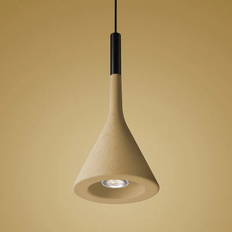 Aplomb Hanglamp GU10 Yellow - Foscarini - Keuken - Designer - Beton - 1 lamp by Foscarini – product photo