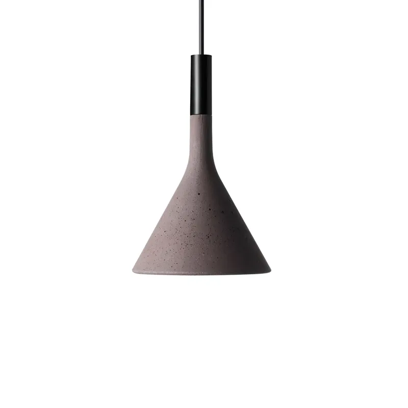 Aplomb mini Pendelleuchte braun, marrone Beton från Foscarini – produktbild
