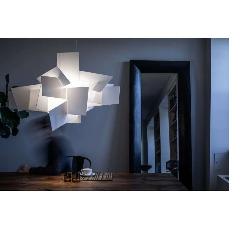 Big Bang Wit LED Hanglamp - Foscarini - Kunststof by Foscarini – product photo