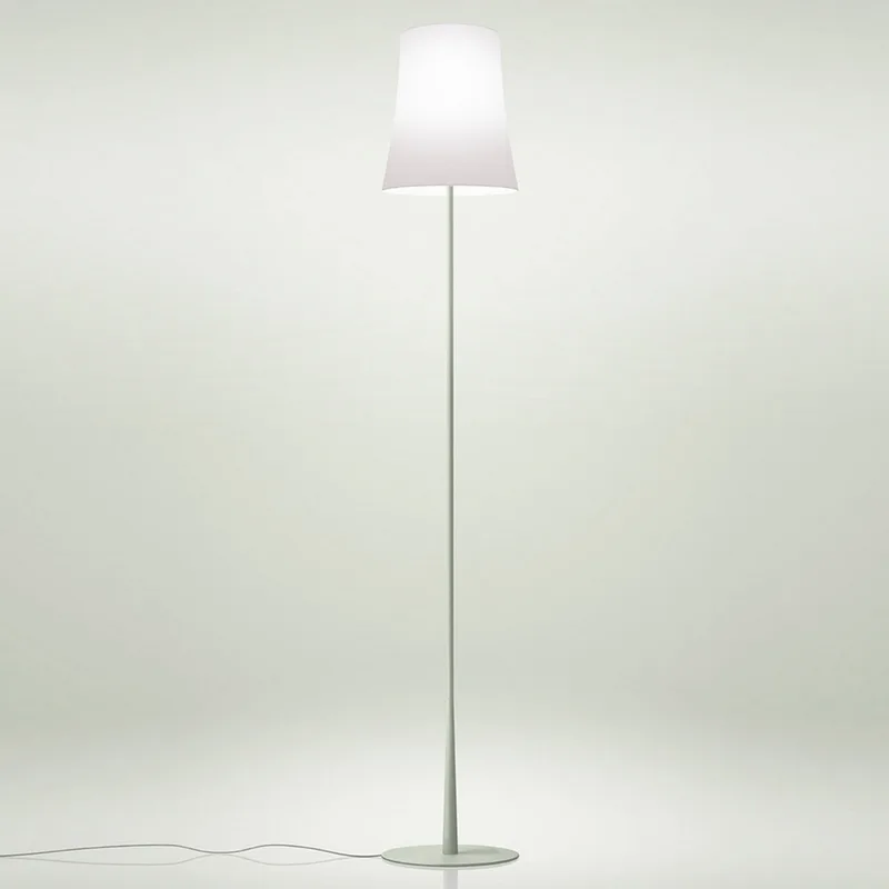 Birdie Easy Reading Vloerlamp Green - Foscarini - Woonkamer - Designer - Metaal - Met lampenkap by Foscarini – product photo