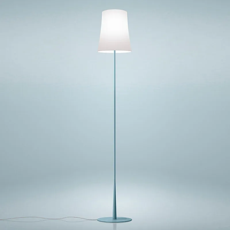 Birdie Easy Reading Vloerlamp Light Blue - Foscarini - Woonkamer - Designer - Metaal - Met lampenkap by Foscarini – product photo