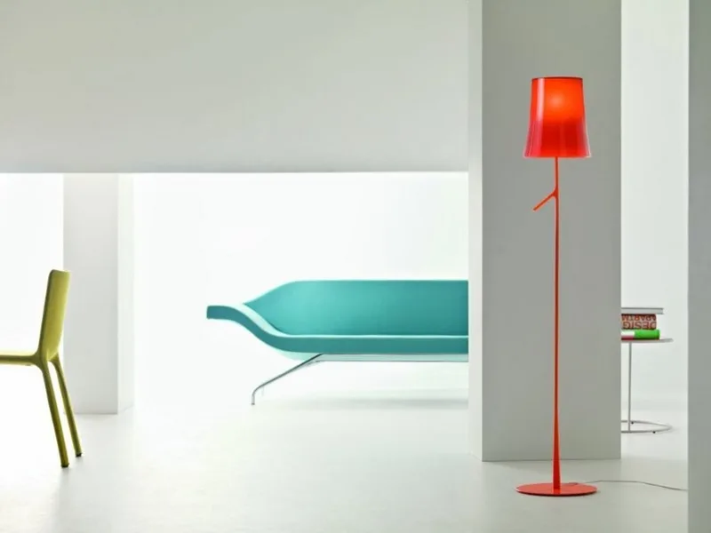 Birdie Reading LED Vloerlamp Graphite - Foscarini - Woonkamer - Metaal von Foscarini – Produktfoto