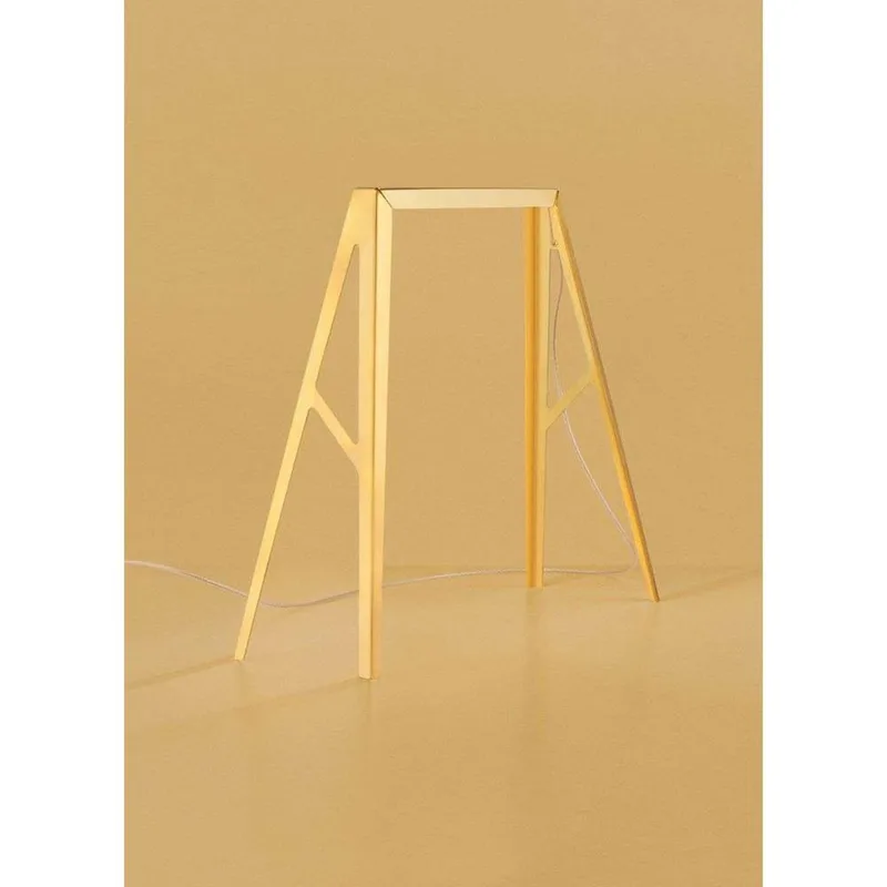 Bridge 2 Tafellamp Brass - Foscarini - Woonkamer - Metaal von Foscarini – Produktfoto