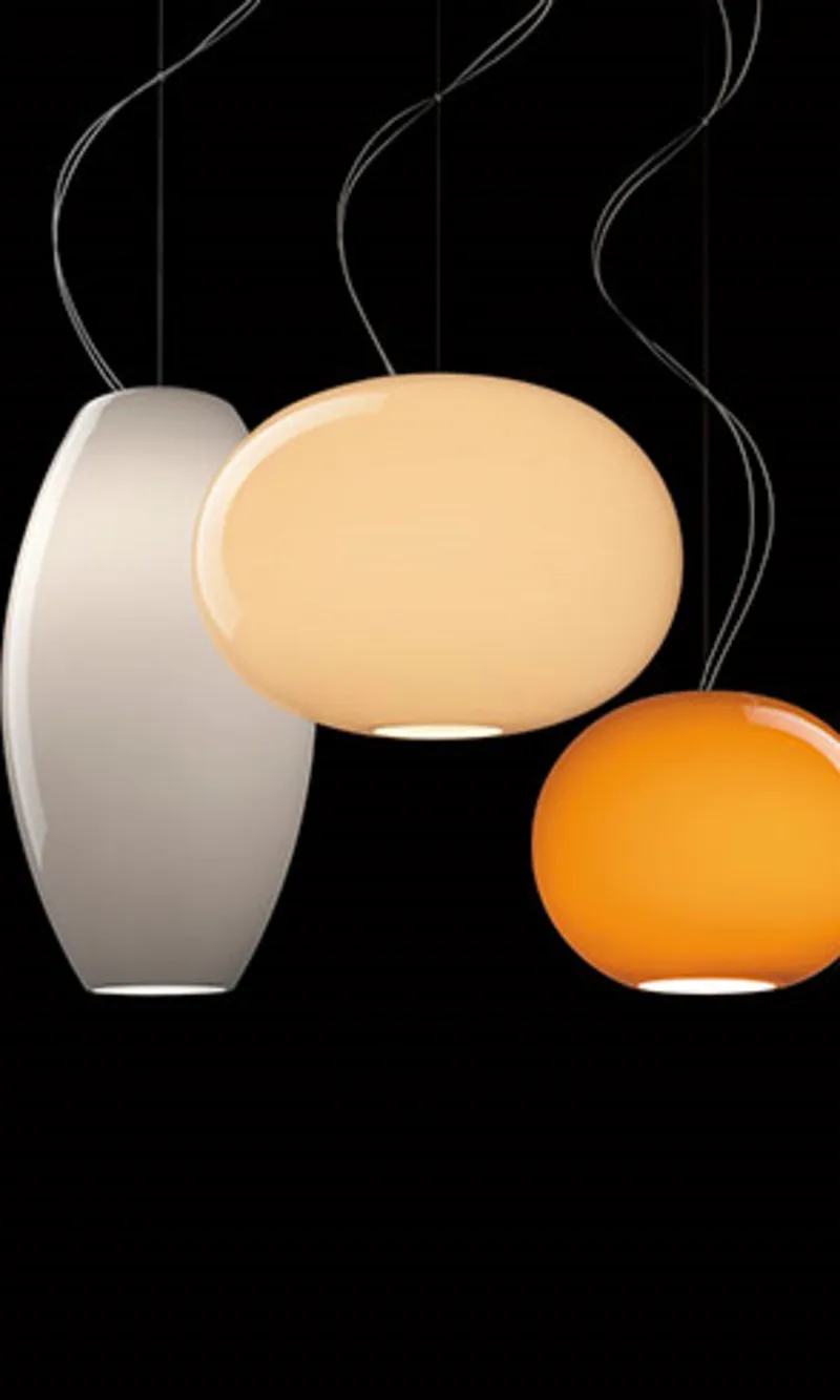 Buds 1 Hanglamp 3,4m Warm Wit - Foscarini - Eetkamer - Glas von Foscarini – Produktfoto