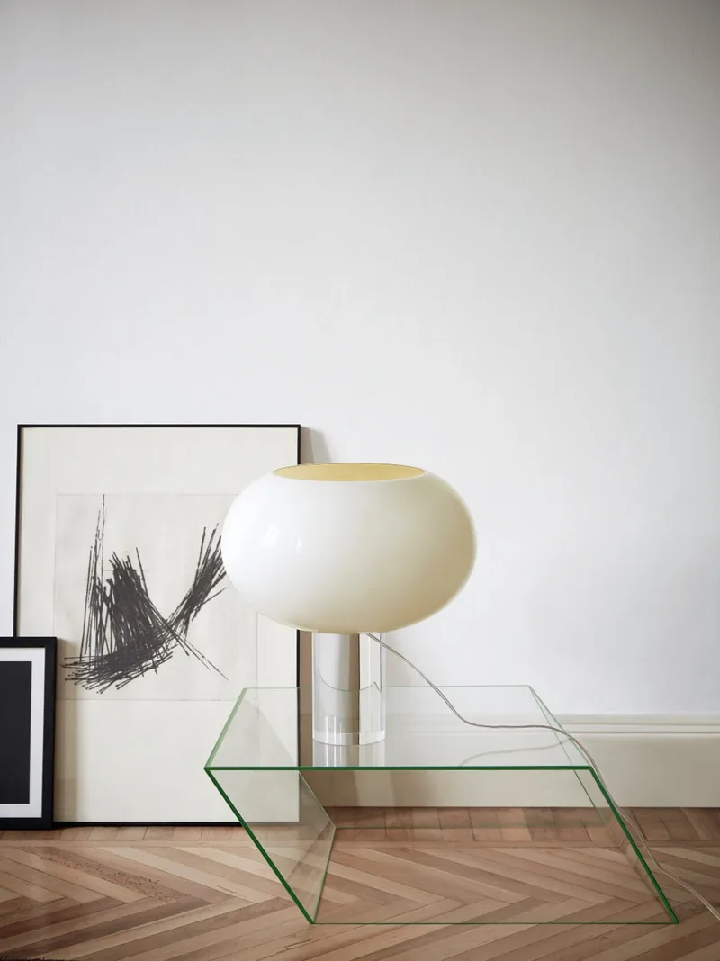 Buds 2 Tafellamp Warm Wit - Foscarini - Woonkamer - Glas von Foscarini – Produktfoto