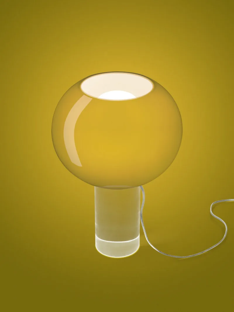 Buds 3 Tafellamp Groen - Foscarini - Woonkamer - Glas von Foscarini – Produktfoto