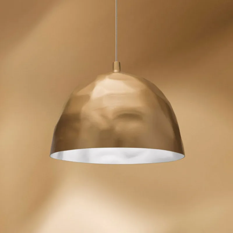 Bump Hanglamp Gold - Foscarini - Woonkamer - Designer - Kunststof - 1 lamp von Foscarini – Produktfoto