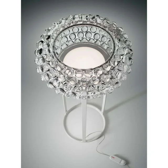 Caboche Plus Media LED Vloerlamp Transparent - Foscarini - Woonkamer - Kunststof