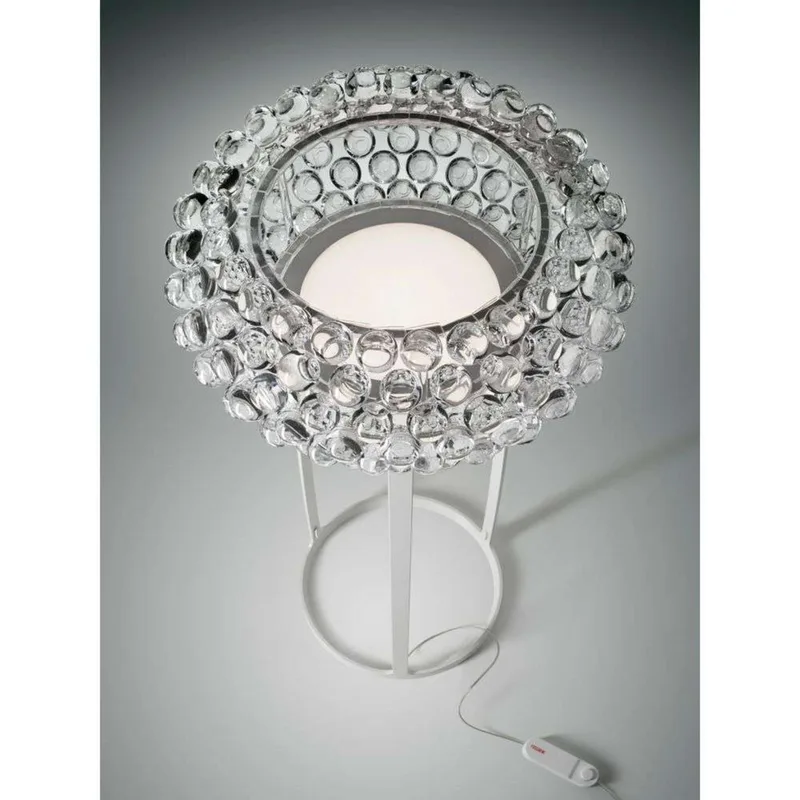Caboche Plus Media LED Vloerlamp Transparent - Foscarini - Woonkamer - Kunststof de Foscarini – photo du produit