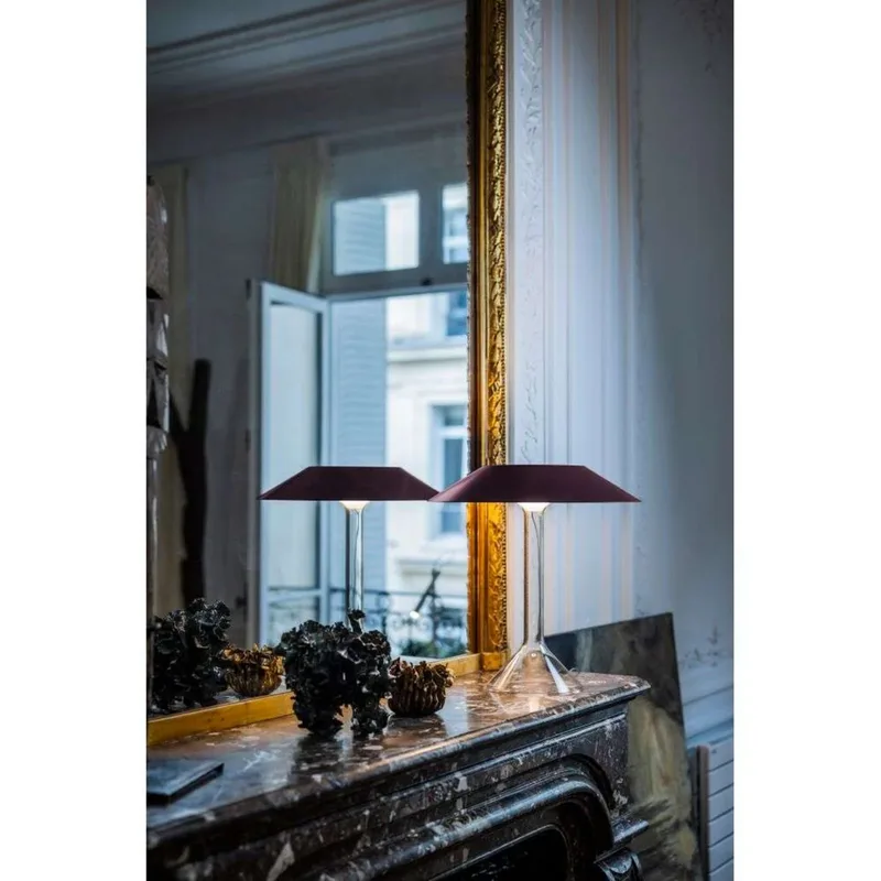 Chapeaux M tafellamp Dark Red - Foscarini - Woonkamer - Metaal by Foscarini – product photo