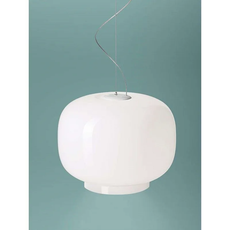 Chouchin 1 Hanglamp White - Foscarini - Eetkamer - Glas von Foscarini – Produktfoto