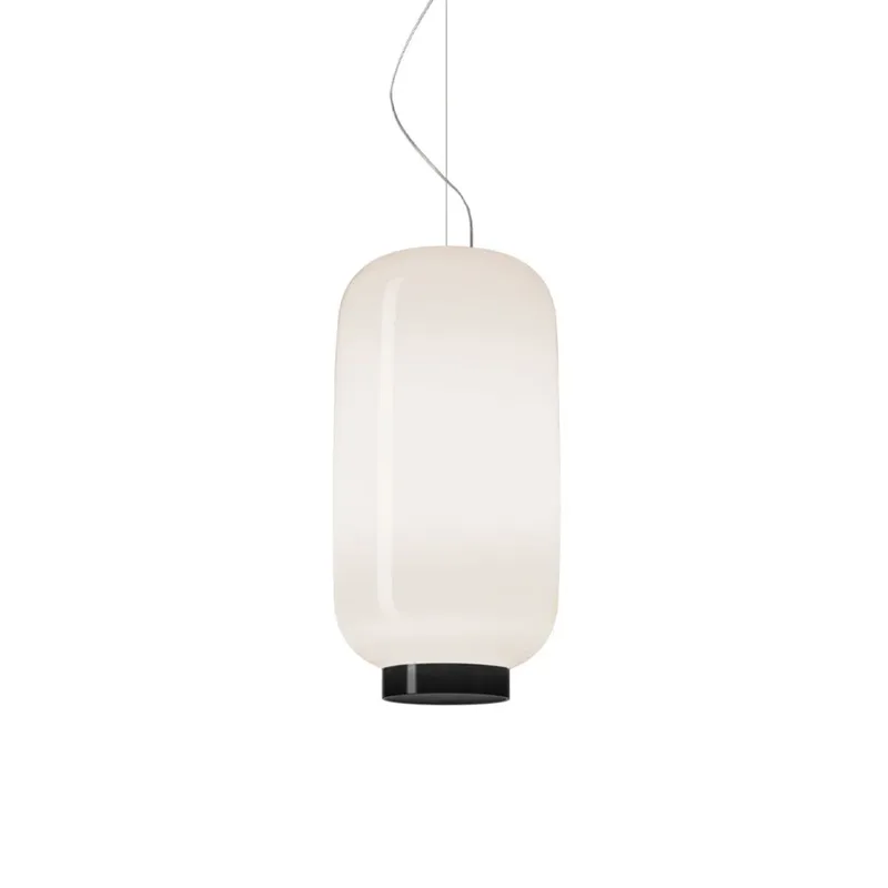 Chouchin 2 Reverse Pendelleuchte weiß/schwarz de Foscarini – photo du produit