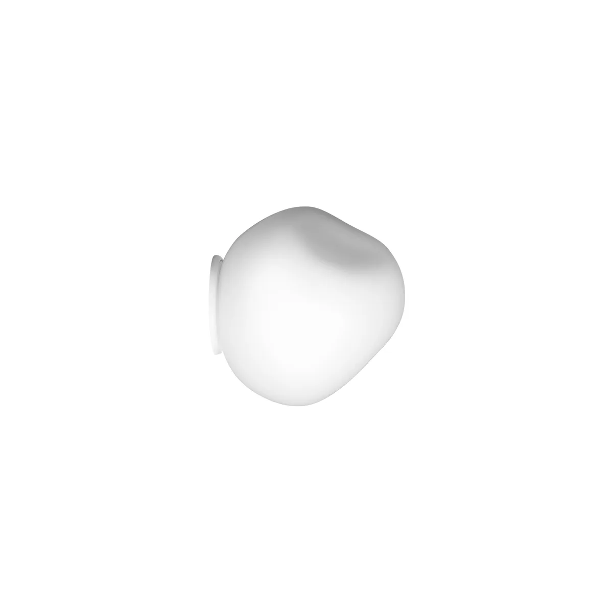 Deckenleuchte Hoba - Weiß - mundgeblasenes Glas - Designer Ludovica & Roberto Palomba by Foscarini – product photo