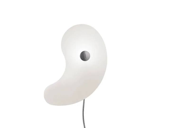 Design wandlamp Bit 1, wit / opaal, Woon-/ Eetkamer, Glas, Design, Wandlamp design by Foscarini – product photo