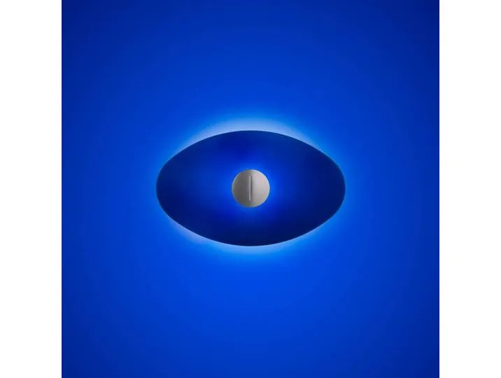 Design wandlamp Bit 2, blauw, Woon-/ Eetkamer, Glas, Design, Wandlamp design van Foscarini – productfoto