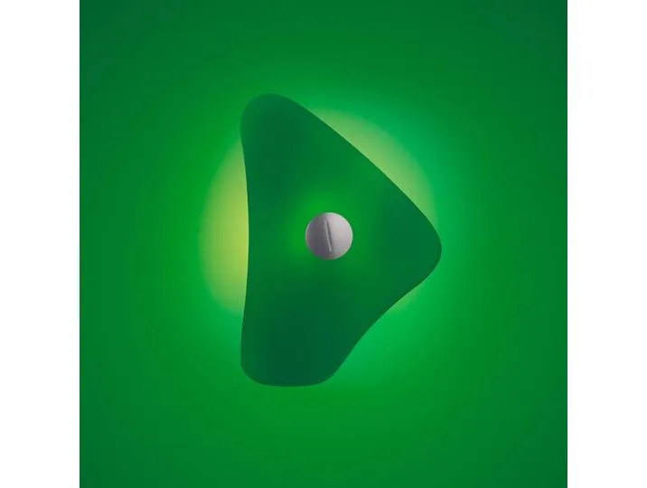 Design wandlamp Bit 4, groen, Woon-/ Eetkamer, Glas, Design, Wandlamp design van Foscarini – productfoto
