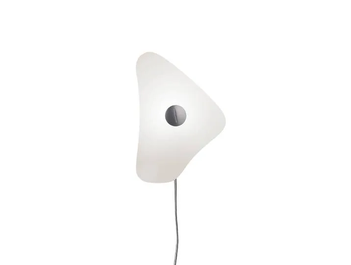 Design wandlamp Bit 4, wit / opaal, Woon-/ Eetkamer, Glas, Design, Wandlamp design by Foscarini – product photo