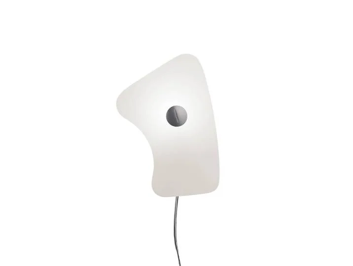 Design wandlamp Bit 5, wit / opaal, Woon-/ Eetkamer, Glas, Design, Wandlamp design by Foscarini – product photo
