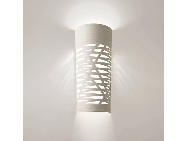Design wandlamp Tress grande, dimbaar, wit / opaal, Woon-/ Eetkamer, Glas, Design, Wandlamp design van Foscarini – productfoto