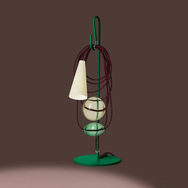 Filo Tafellamp Southern Talisman - Foscarini - Woonkamer - Designer - Metaal - Met lampenkap by Foscarini – product photo