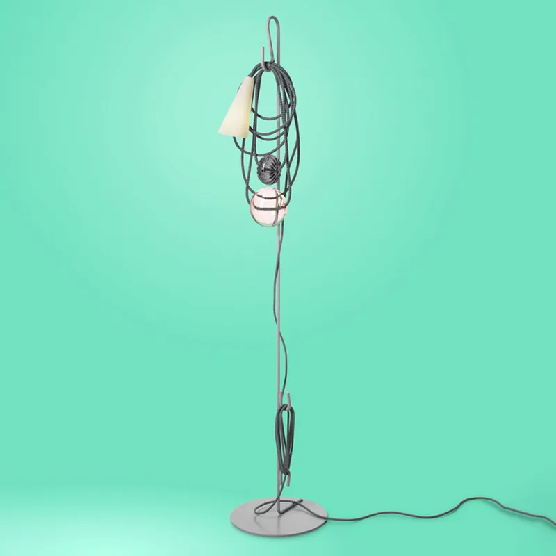Filo Vloerlamp Amethyst Queen - Foscarini - Woonkamer - Designer - Metaal - 1 lamp de Foscarini – photo du produit