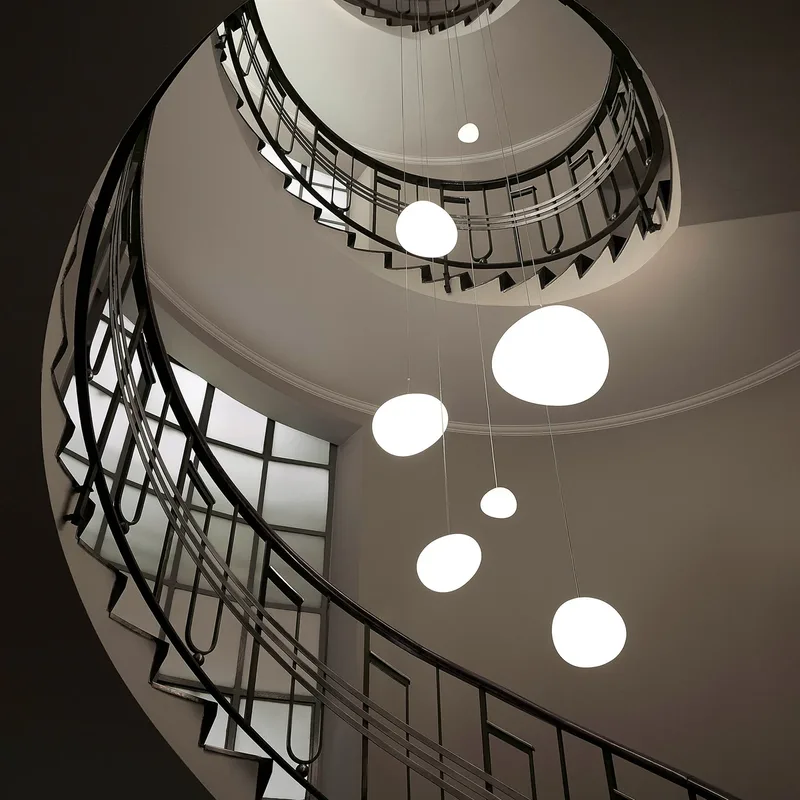 Gregg piccola hanglamp, wit - Foscarini - Woonkamer - Designer - Glas - Bol von Foscarini – Produktfoto