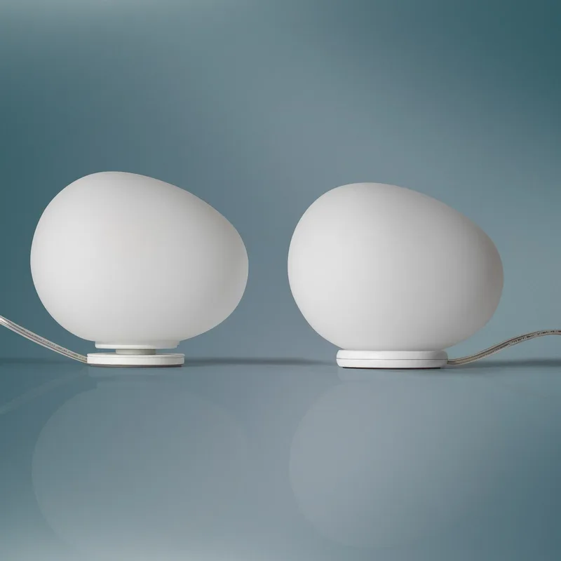 Gregg Piccola Tafellamp Wit/Wit Dimm. - Foscarini - Woonkamer - Designer - Glas - Bol von Foscarini – Produktfoto