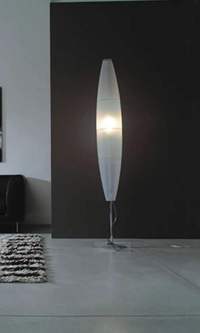 Havana Vloerlamp Aluminium/Whitr - Foscarini - Woonkamer - Metaal von Foscarini – Produktfoto