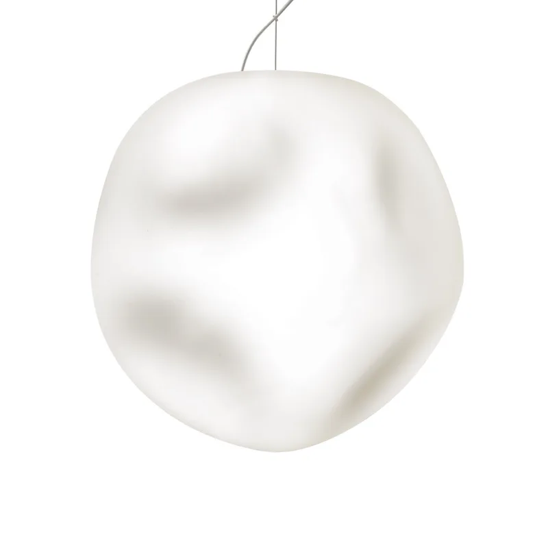 Hoba Grande hanglamp, Ø 36 cm, afhanghoogte 1000 cm - Foscarini - Woonkamer - Designer - Glas - 1 lamp by Foscarini – product photo