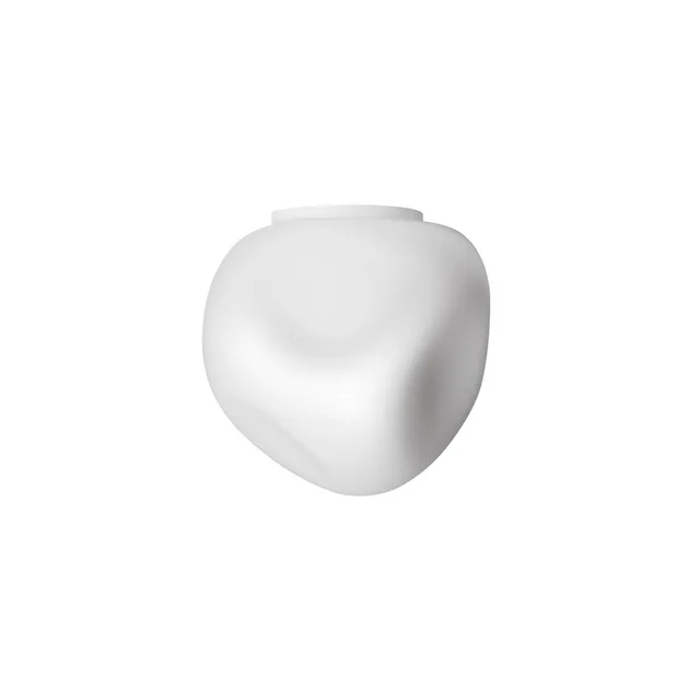 Hoba Midi plafondlamp, Ø 19 cm, wit, glas - Foscarini - Woonkamer - Designer - Bol