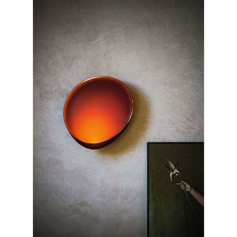 Lake Wandlamp Rood - Foscarini - Kunststof von Foscarini – Produktfoto
