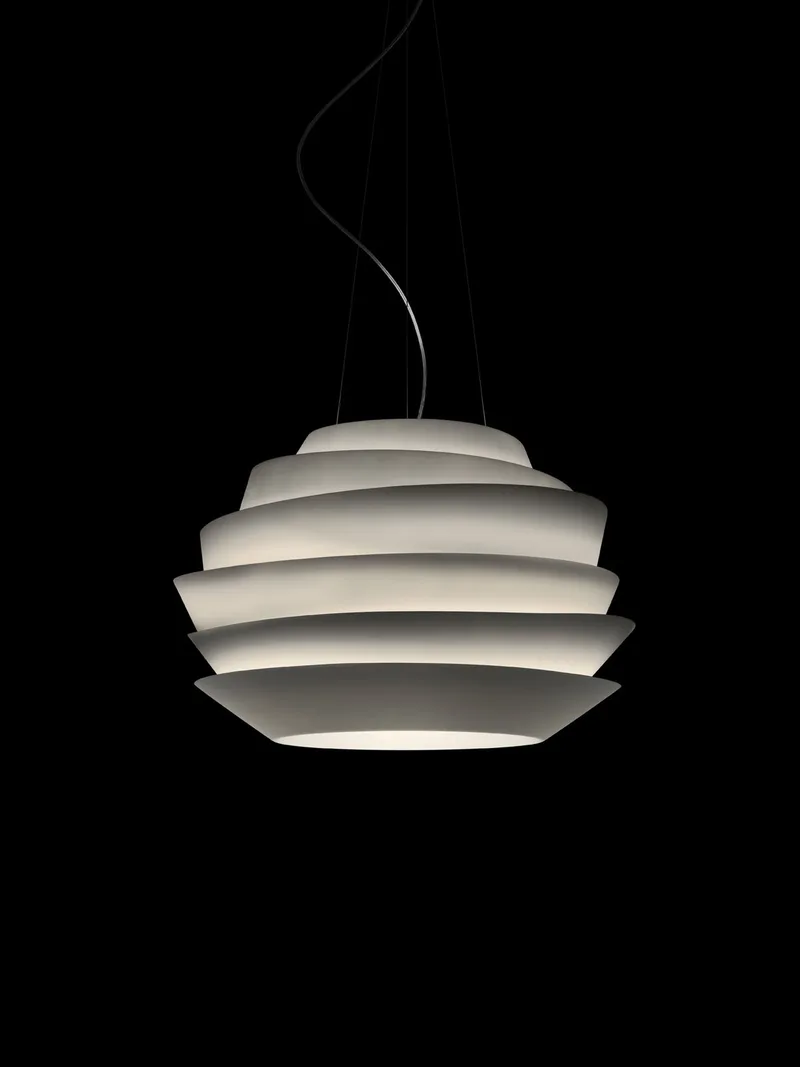Le Soleil hanglamp E27 & GU10 wit 3,5 m - Foscarini - Eetkamer - Kunststof von Foscarini – Produktfoto