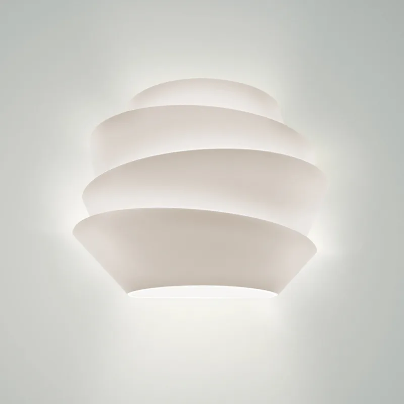 Le Soleil wandlamp R7s, wit - Foscarini - Woonkamer - Designer - Kunststof von Foscarini – Produktfoto