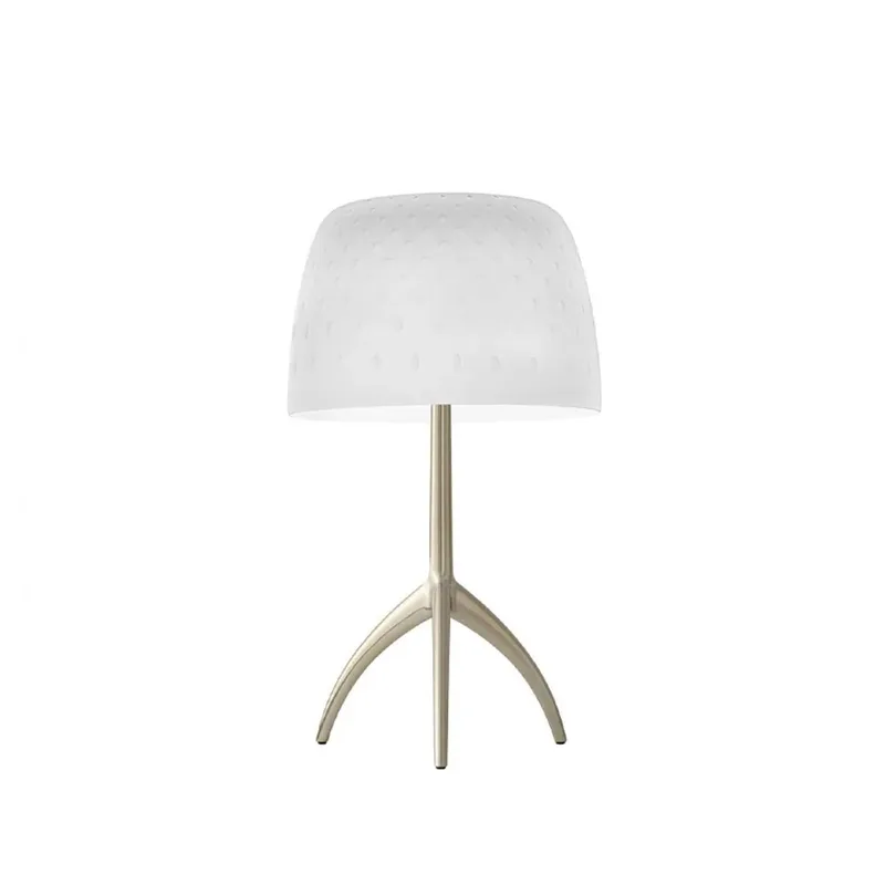Lumiere 30th Piccola dimmbare Tischleuchte champagne, bulles van Foscarini – productfoto