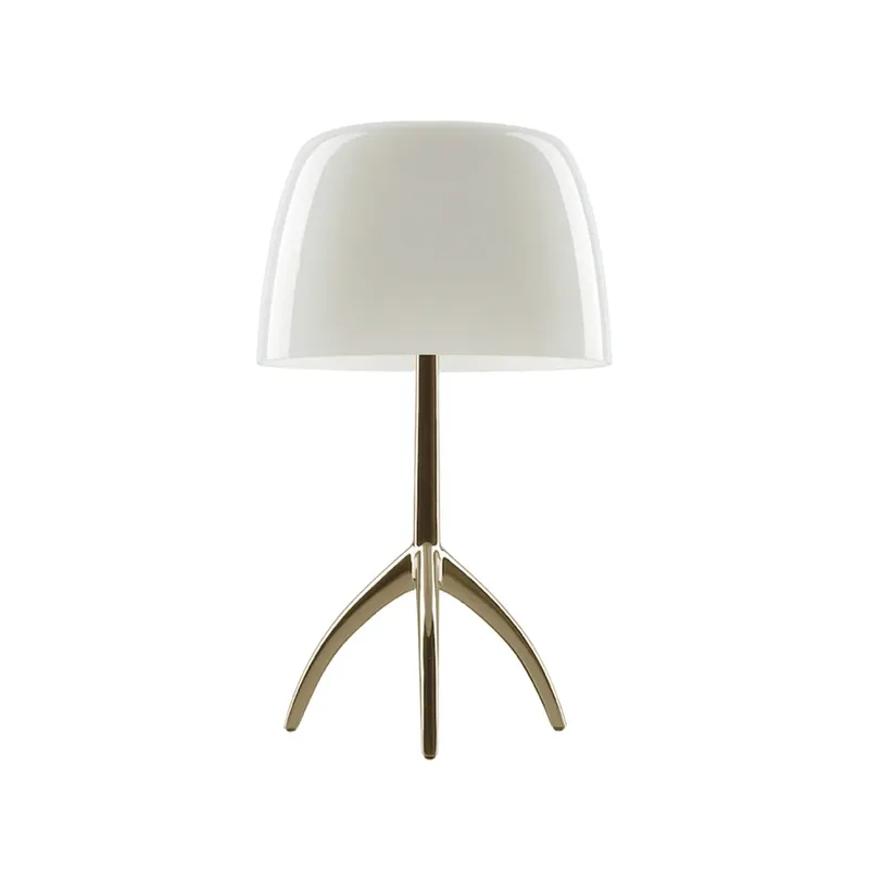 Lumiere Grande dimmbare Tischleuchte warmweiß, champagner von Foscarini – Produktfoto