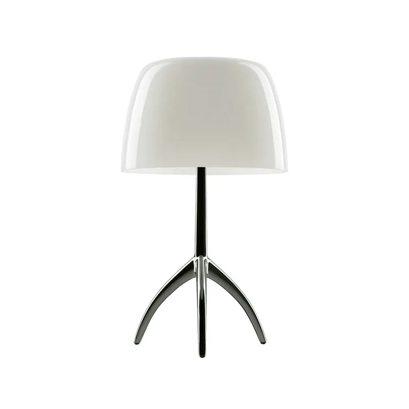 Lumiere Grande dimmbare Tischleuchte warmweiß, schwarzchrom by Foscarini – product photo