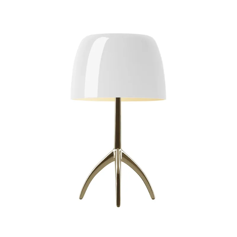 Lumiere Grande dimmbare Tischleuchte weiß, Champagner by Foscarini – product photo