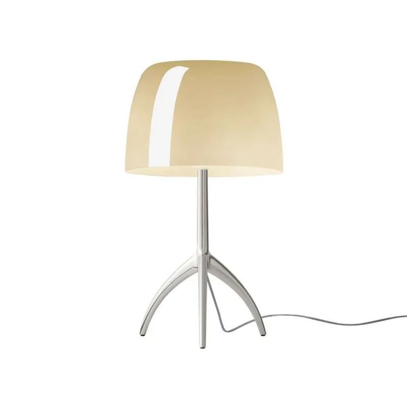 Lumiere Grande Tafellamp E27 Alu/Warm Wit - Foscarini - Woonkamer - Aluminium by Foscarini – product photo