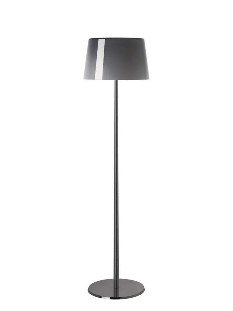 Lumiere XXL VloerLamp Zwart Chroom Gray - Foscarini - Woonkamer - Aluminium von Foscarini – Produktfoto