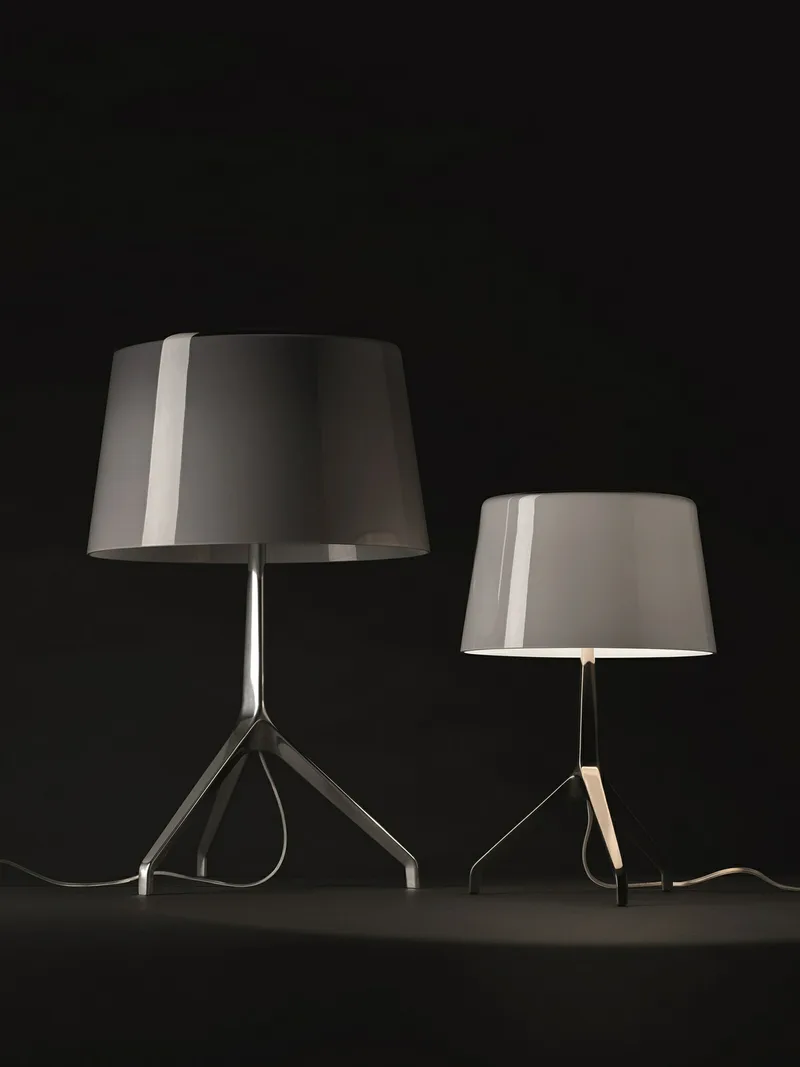 Lumiere XXS Tafellamp Alu/Gray - Foscarini - Woonkamer - Aluminium by Foscarini – product photo
