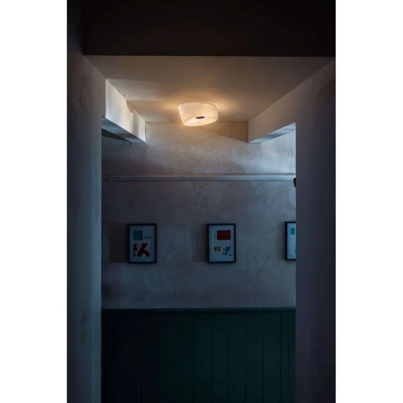 Lumiere XXS Wandlamp/Plafondlamp Wit - Foscarini - Gang / Hal - Glas von Foscarini – Produktfoto