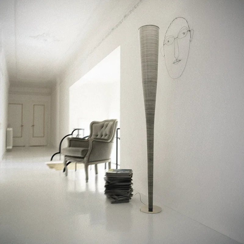 Mite LED VloerLamp Zwart - Foscarini - Woonkamer - Andere von Foscarini – Produktfoto